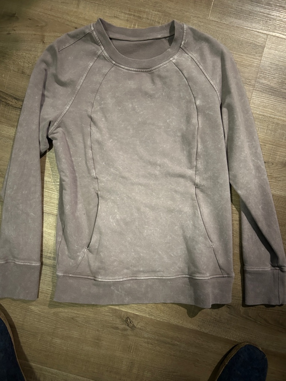 Washed Mauve Crewneck Sweatshirt